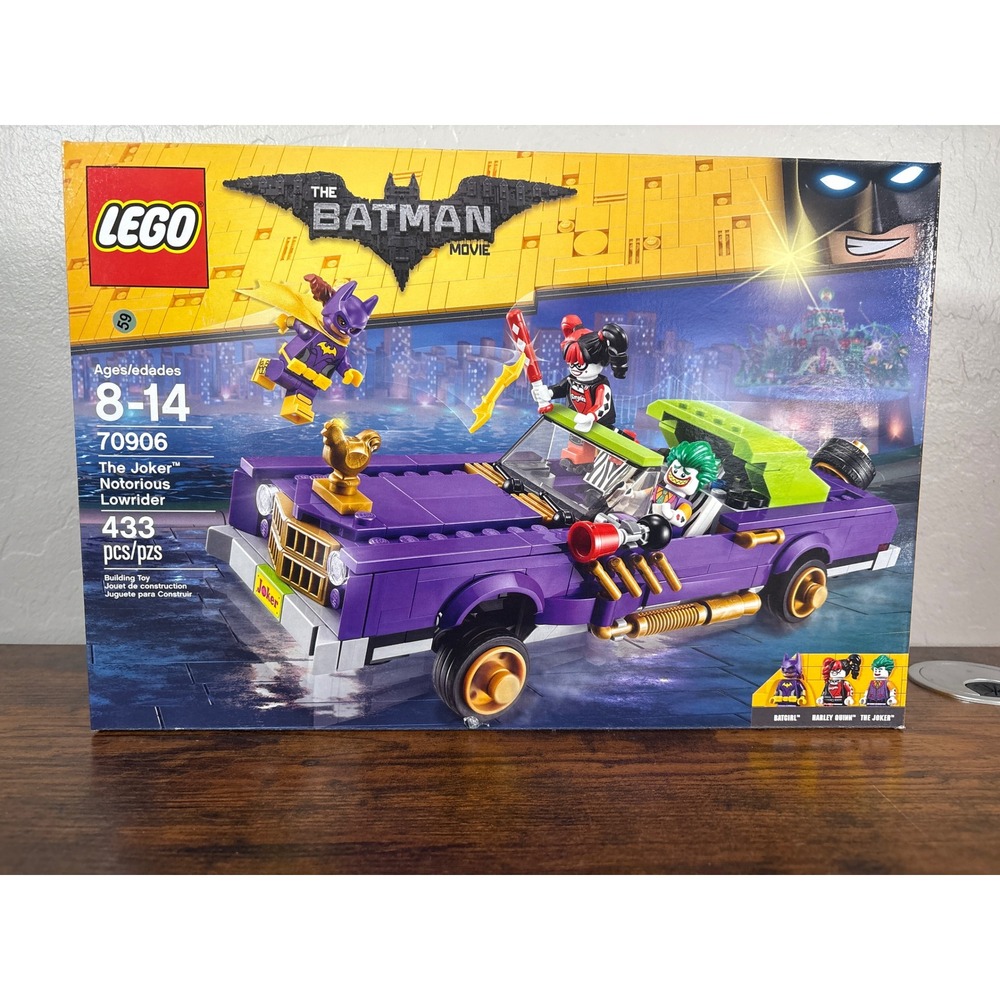 LEGO The Batman Movie The Joker Notorious Lowrider 70906 Retired Set 433 Pcs